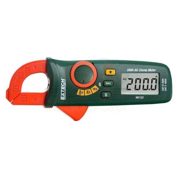 Compact 200A AC Mini Clamp Meter & Voltage Detector [MA130] In Chirang