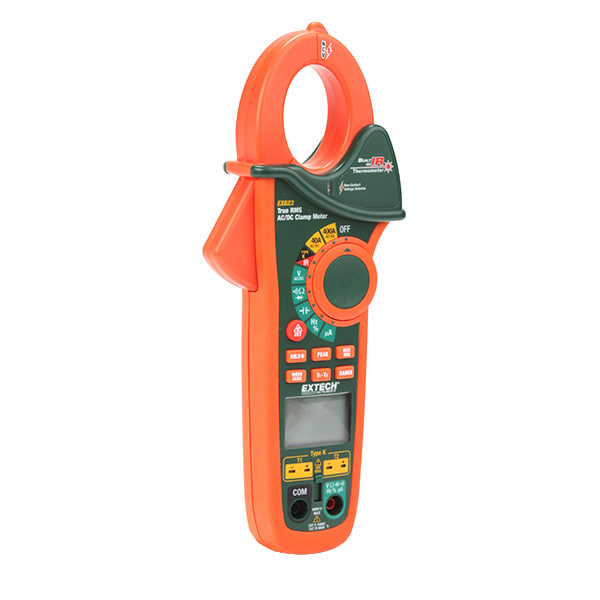 HVAC AC/DC True RMS 400A Clamp Meter With Built In IR Thermometer & NVC [EX623] In Chirang