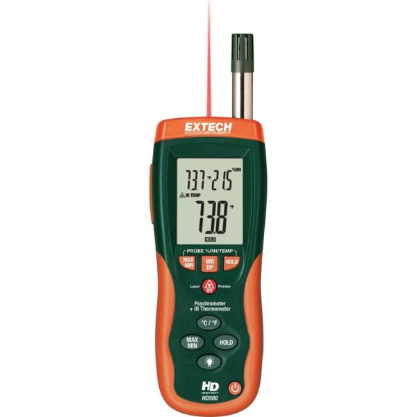 Professional Psychrometer With InfraRed Thermometer [HD500] In Chirang