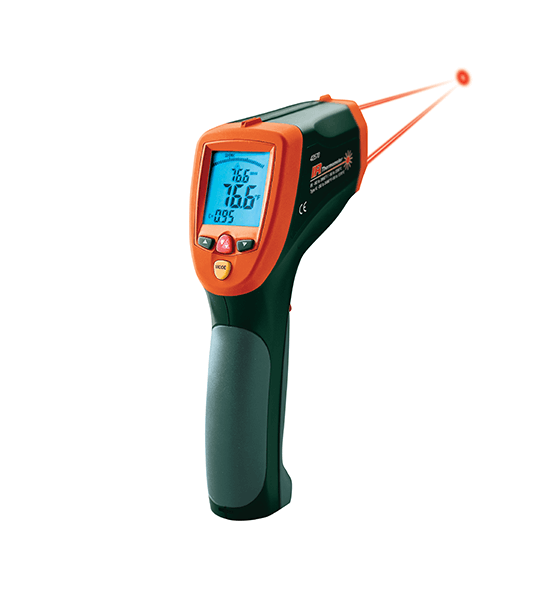 2200°C Dual Laser IR Thermometer With Alarm [42570] In Saharsa