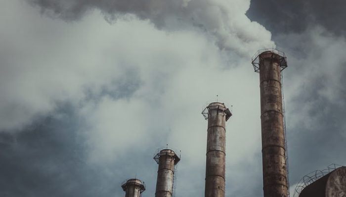 Dangerous toxic emissions in the atmosphere