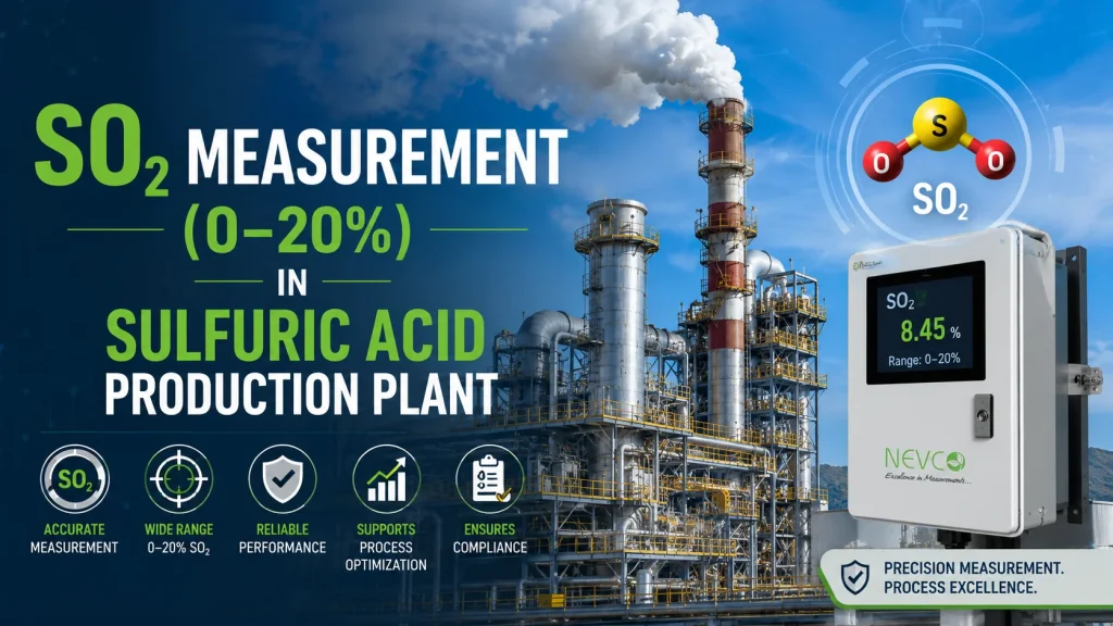 SO2 measurement ( 0-20%) in Sulfuric Acid Production Plant