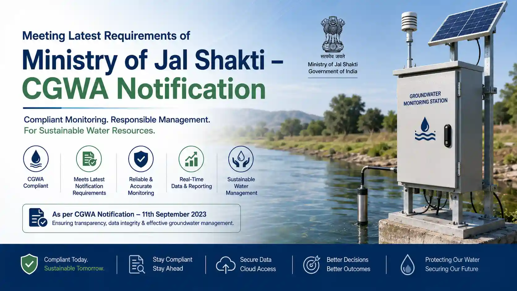 Meeting Latest Requirements of Ministry of Jal Shakti – CGWA Notification
