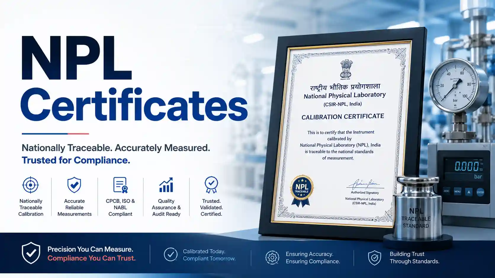 NPL Certificates: Ensuring Accuracy and Reliability in Environmental Monitoring